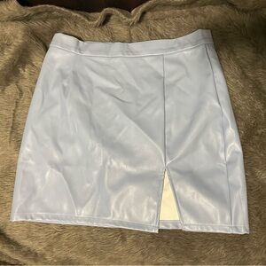 Women’s SHEIN Pleather Mini Skirt ( Large )